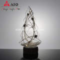 Luminous Glass Christmas Tree set Ins Decorate Night Lights Household Christmas Tabletop Ornaments Decorative Christmas Gifts